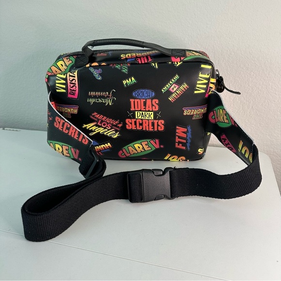 Clare V. The Hundreds Crossbody Bag Black Colorful
Graffiti Print - Picture 4 of 8